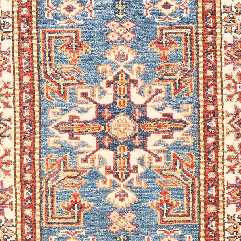 Kazak Teppich 61x188cm - Orientteppich - blau