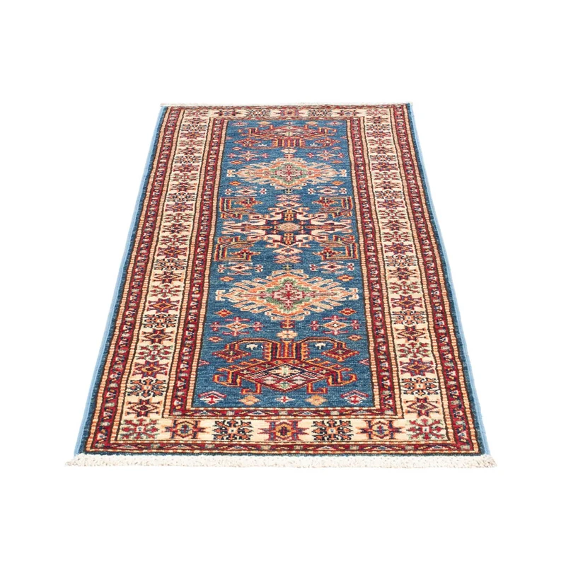 Kazak Teppich 61x188cm - Orientteppich - blau