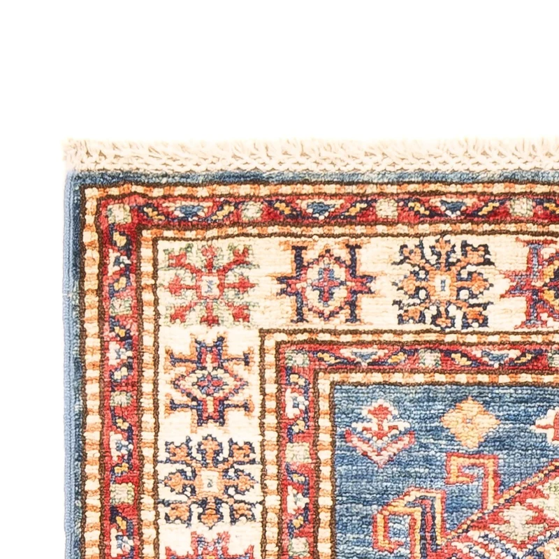 Kazak Teppich 63x189cm - Orientteppich - blau