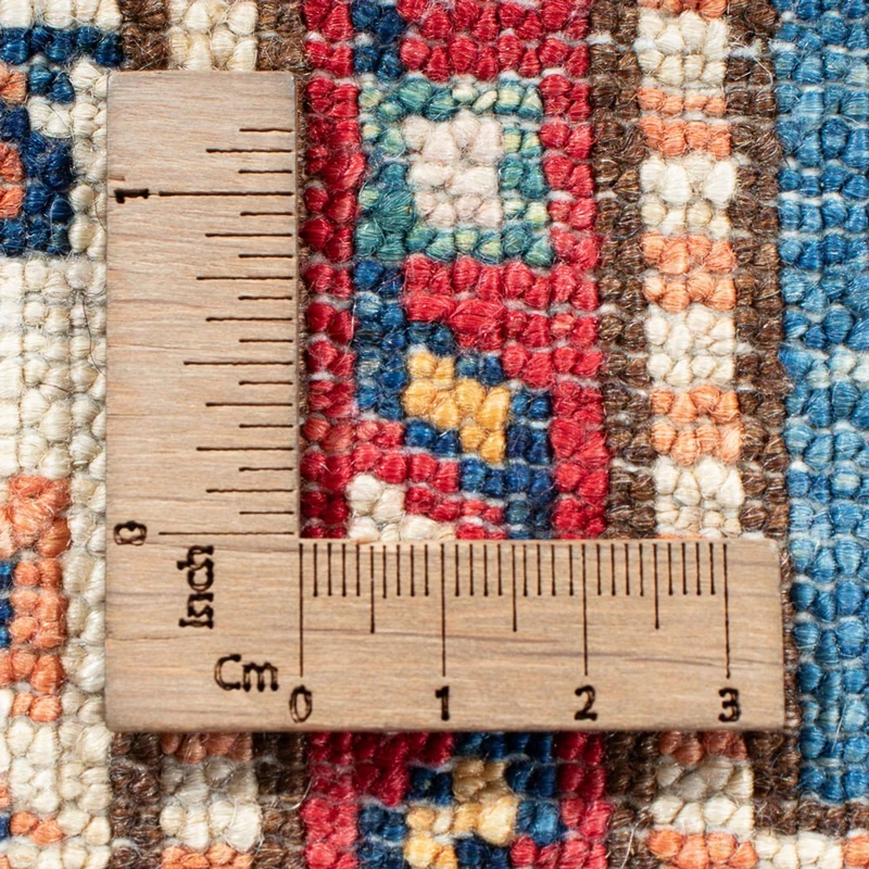 Kazak Teppich 63x189cm - Orientteppich - blau
