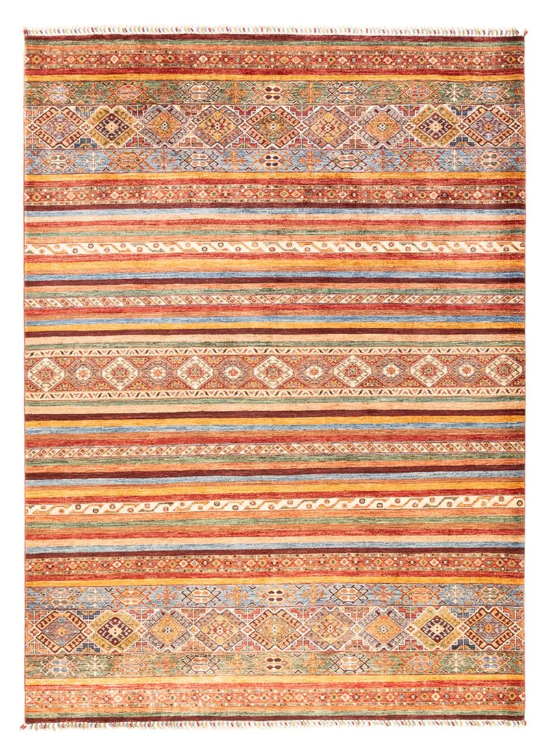 Shal Teppich 211x293cm - Orientteppich - mehrfarbig