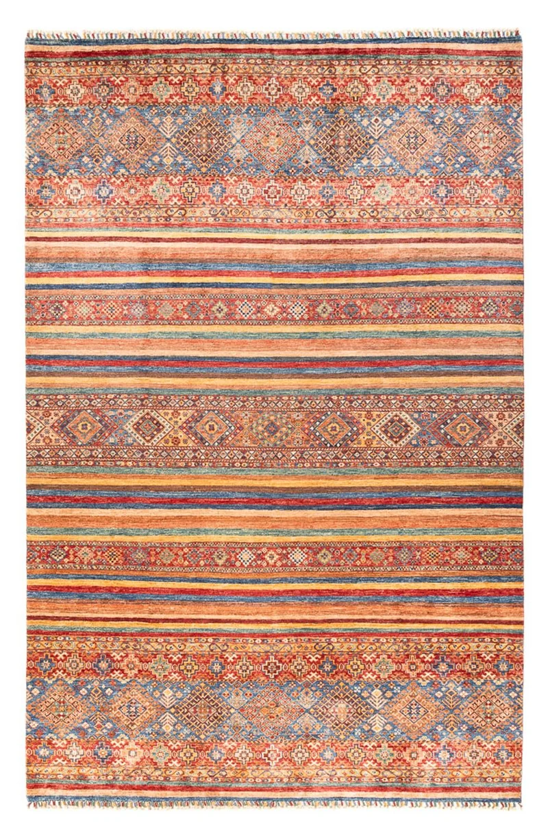 Shal Teppich 200x297cm - Orientteppich - mehrfarbig