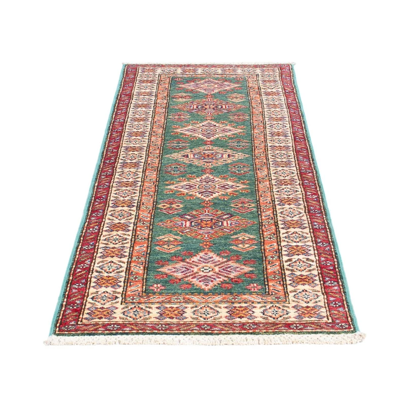Läufer Ziegler - Kazak - 59 x 183 cm - grün