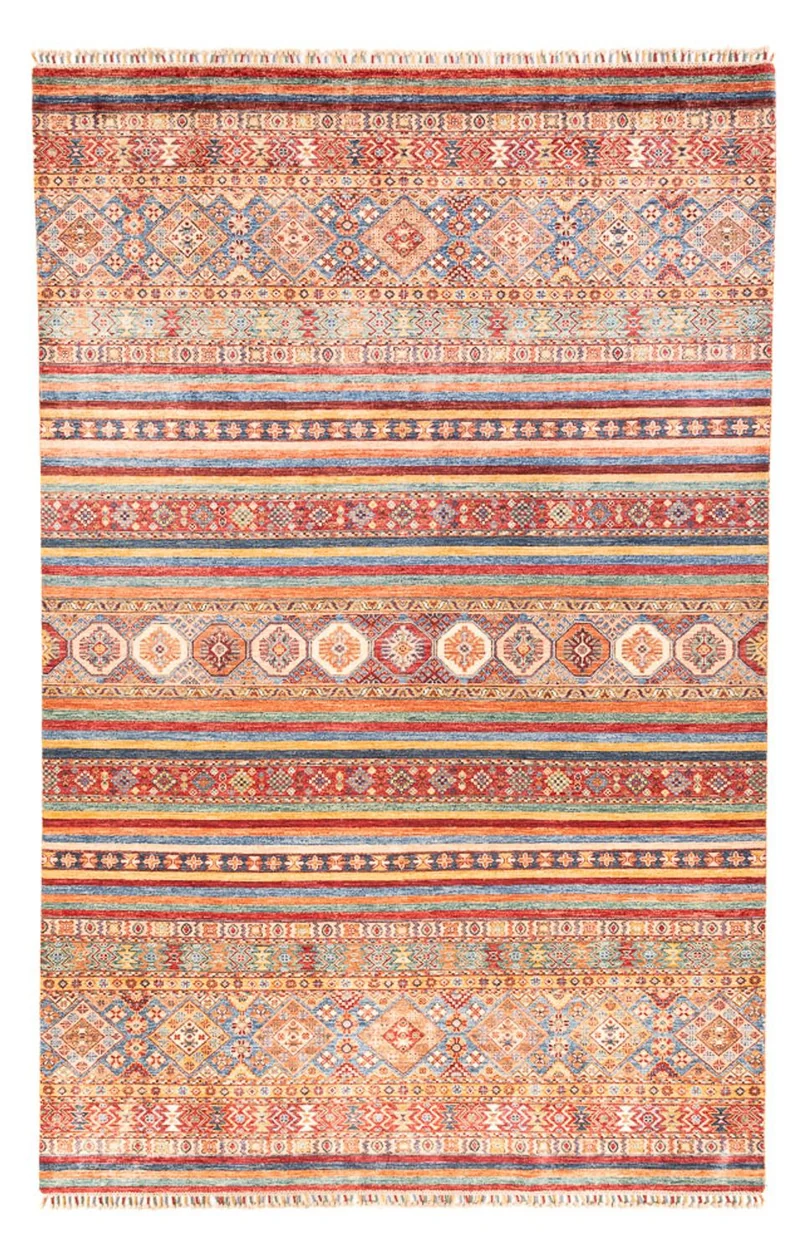 Shal Teppich 199x302cm - Orientteppich - mehrfarbig
