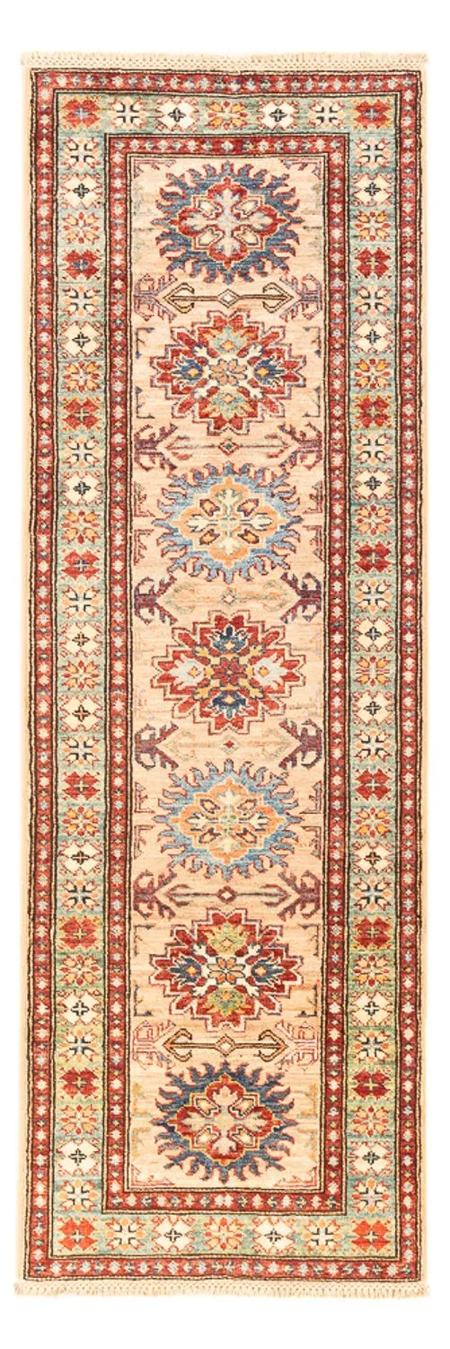 Kazak Teppich 58x185cm - Orientteppich - beige