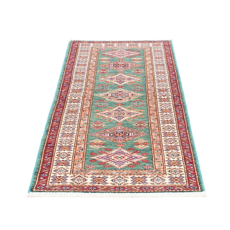 Läufer Ziegler - Kazak - 61 x 185 cm - hellgrün