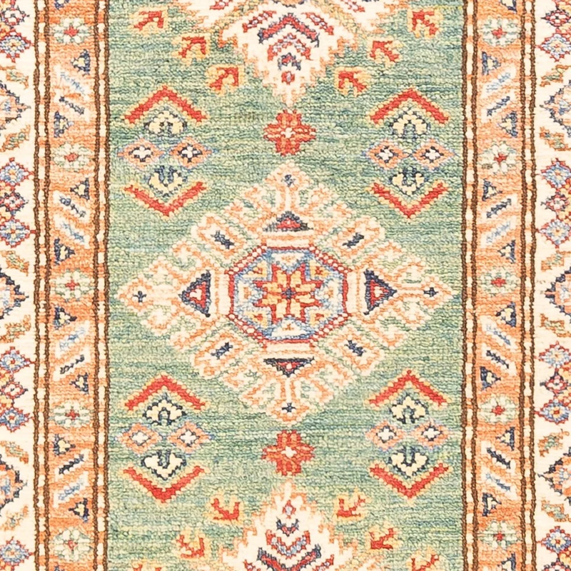 Läufer Ziegler - Kazak - 59 x 184 cm - hellgrün
