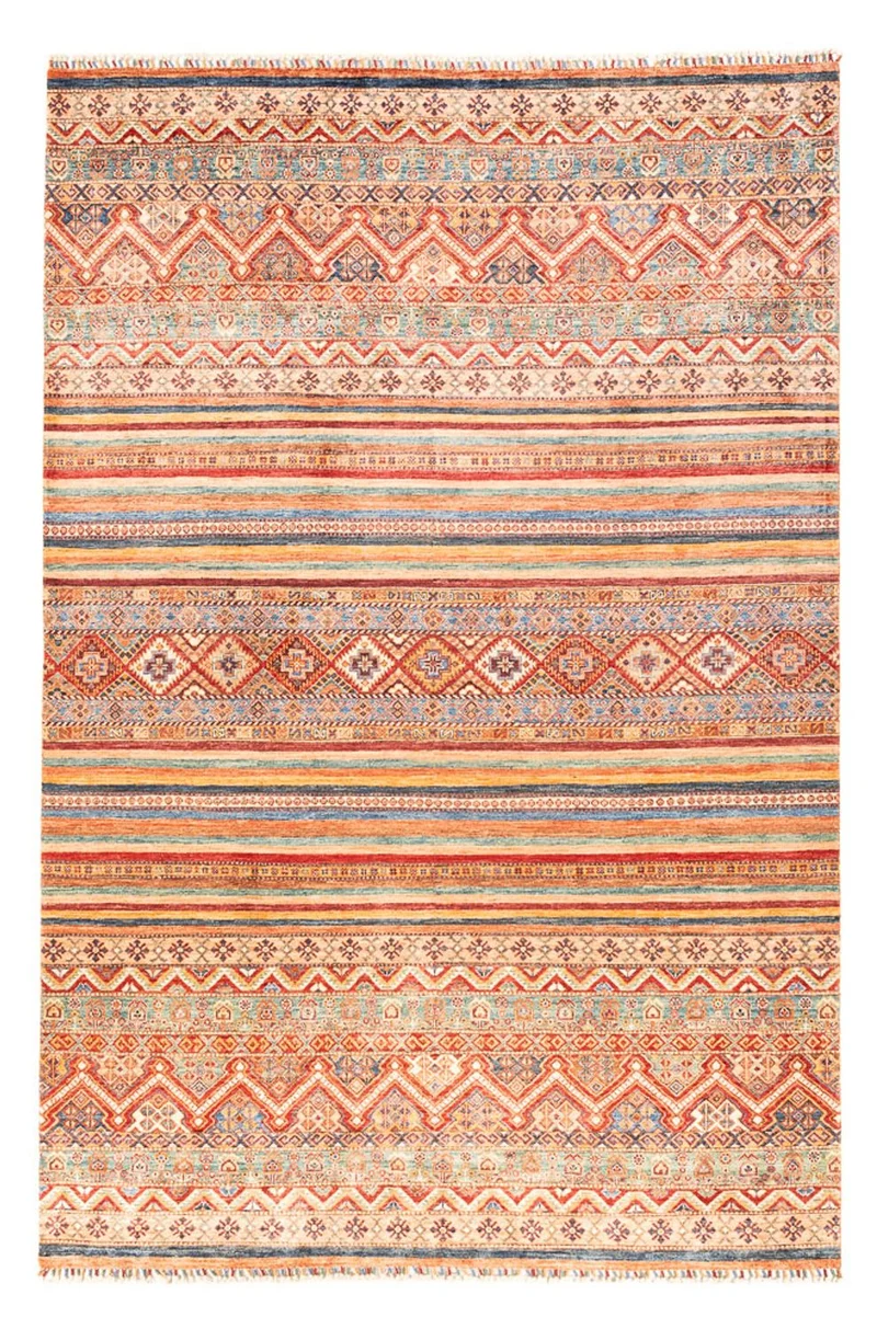 Shal Teppich 200x296cm - Orientteppich - mehrfarbig