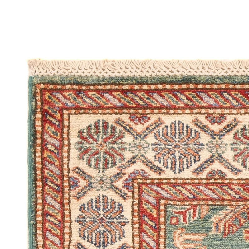 Läufer Ziegler - Kazak - 75 x 199 cm - dunkelgrün