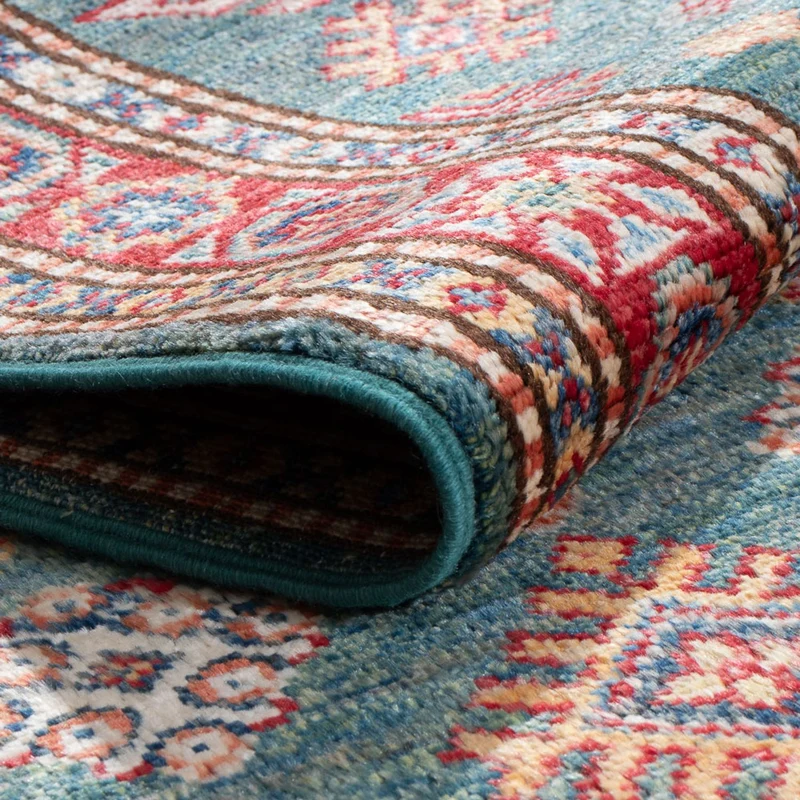 Kazak Teppich 59x186cm - Orientteppich - hellgrün