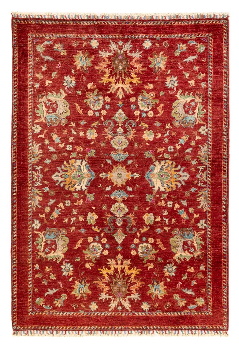 Ariana Teppich 126x180cm - Orientteppich - rot