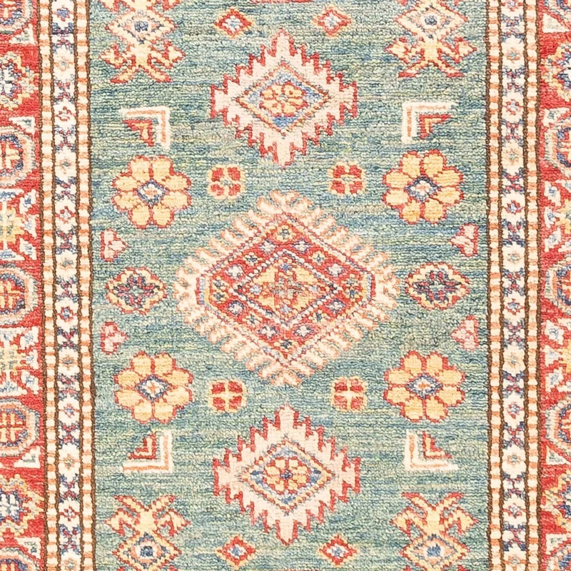 Läufer Ziegler - Kazak - 61 x 188 cm - hellgrün