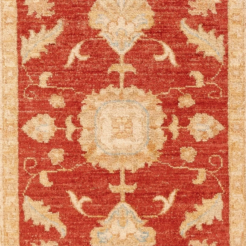 Ziegler Teppich 75x199cm - Orientteppich - rot