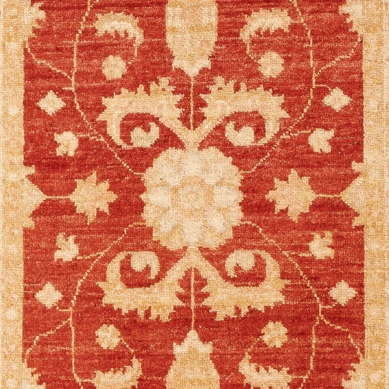 Ziegler Teppich 75x206cm - Orientteppich - rot