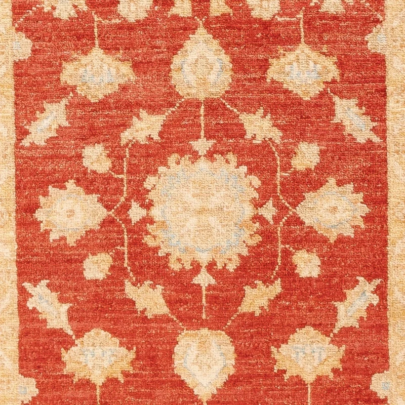 Ziegler Teppich 76x199cm - Orientteppich - rot