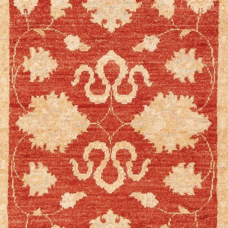 Ziegler Teppich 74x201cm - Orientteppich - rot