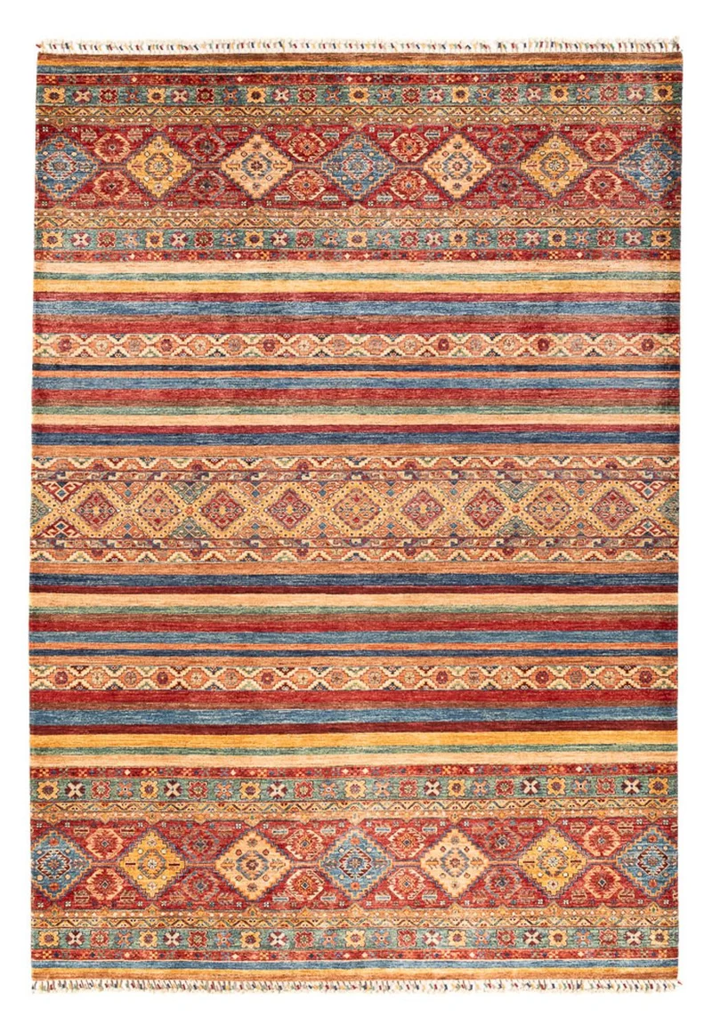 Shal Teppich 207x296cm - Orientteppich - mehrfarbig
