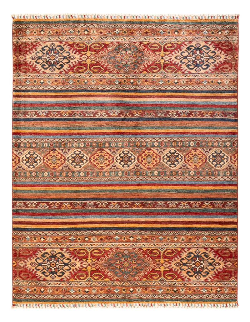 Shal Teppich 154x200cm - Orientteppich - minzgrün
