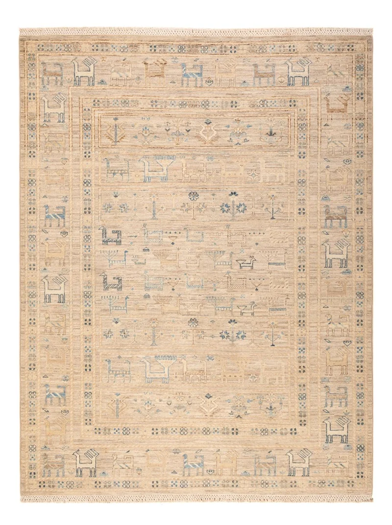 Ariana Teppich 152x196cm - Orientteppich - hellbeige