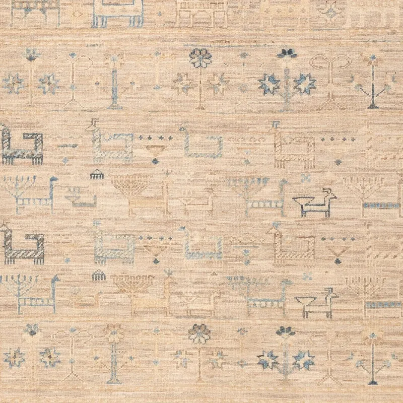 Ariana Teppich 152x196cm - Orientteppich - hellbeige