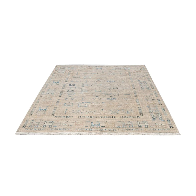 Ariana Teppich 152x196cm - Orientteppich - hellbeige