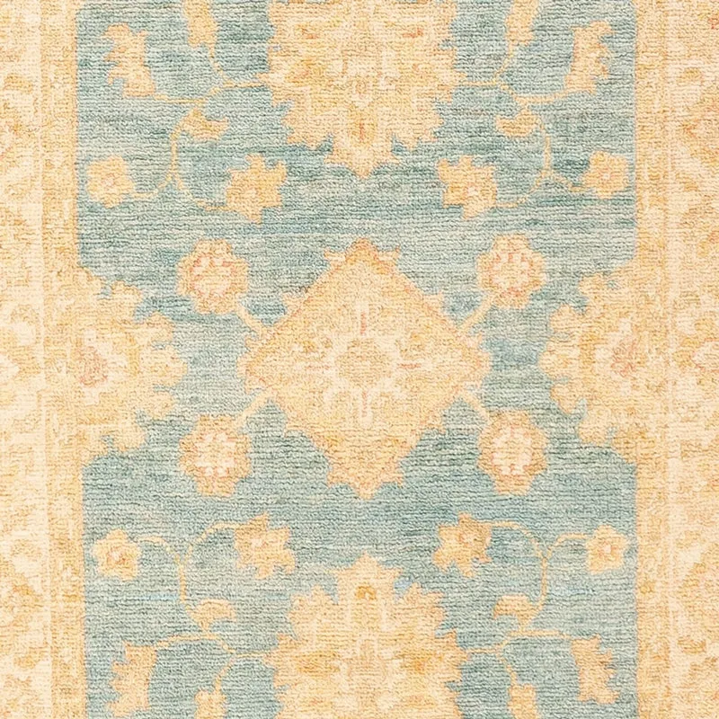 Ziegler Teppich 61x209cm - Orientteppich - türkis
