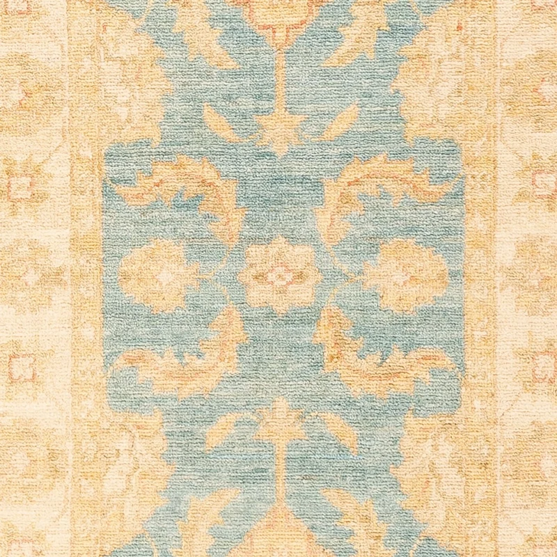 Ziegler Teppich 61x208cm - Orientteppich - türkis