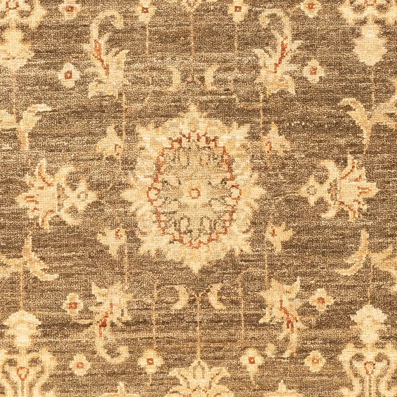 Ziegler Teppich 80x213cm - Orientteppich - olivgrün