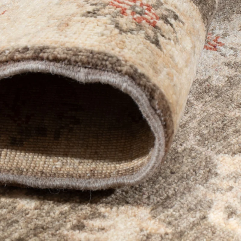 Ziegler Teppich 80x213cm - Orientteppich - olivgrün