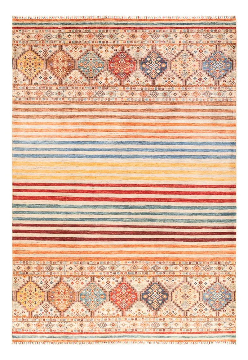 Shal Teppich 206x301cm - Orientteppich - mehrfarbig