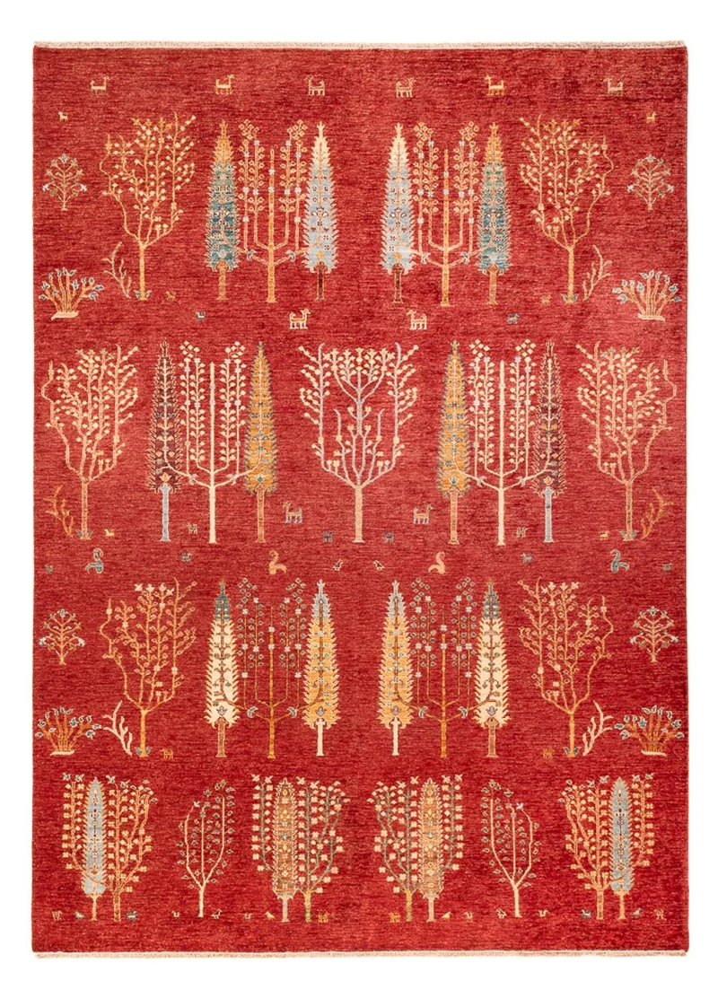 Ariana Teppich 200x284cm - Orientteppich - rot