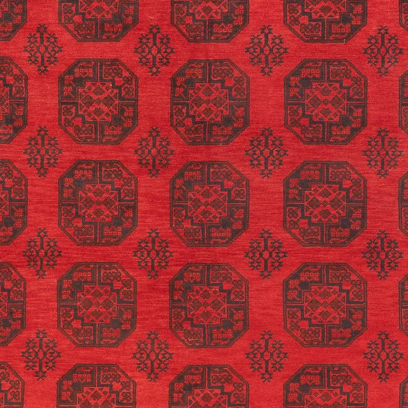 Afghan Teppich - Filpa - 309 x 401 cm - rot