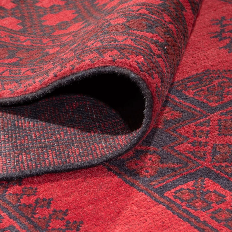 Afghan Teppich - Filpa - 309 x 401 cm - rot