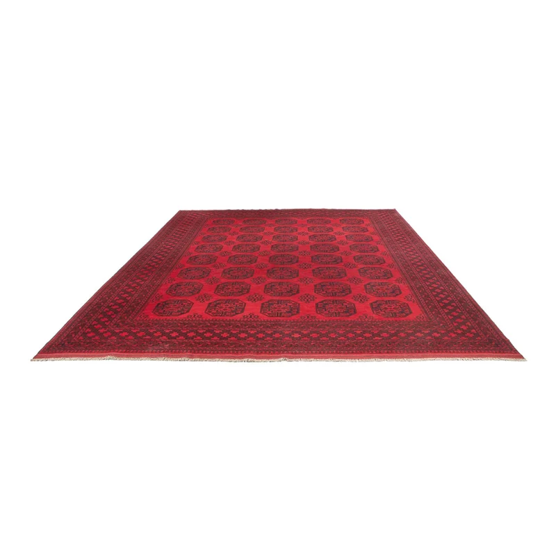 Afghan Teppich - Filpa - 309 x 401 cm - rot