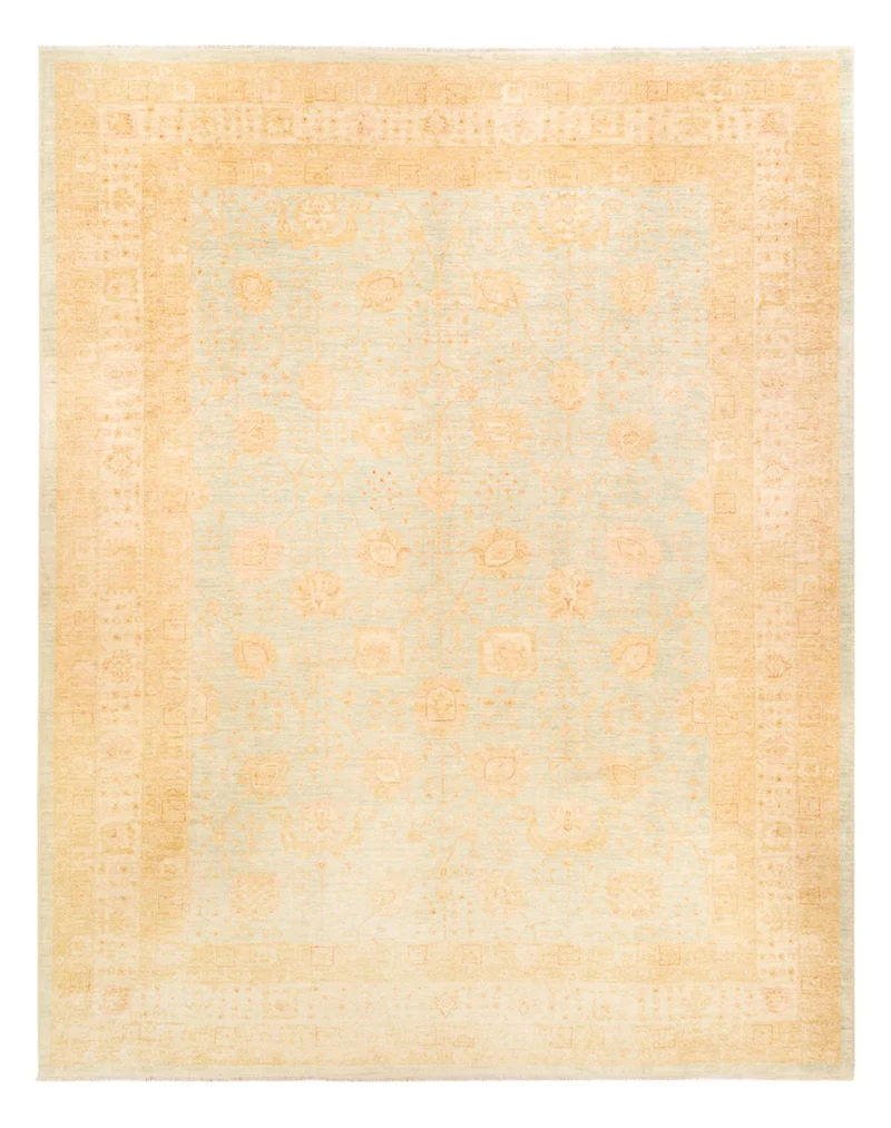 Ziegler Teppich 309x394cm - Orientteppich - hellblau
