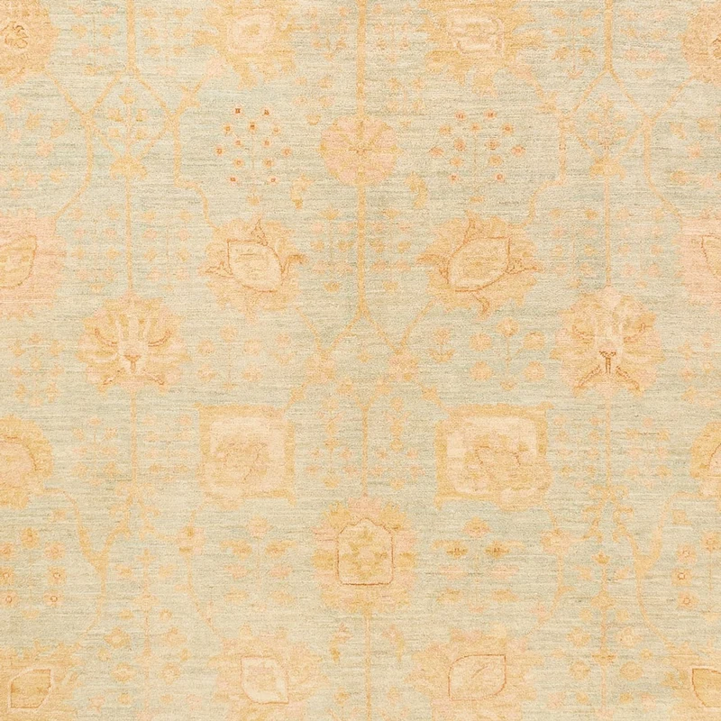 Ziegler Teppich 309x394cm - Orientteppich - hellblau