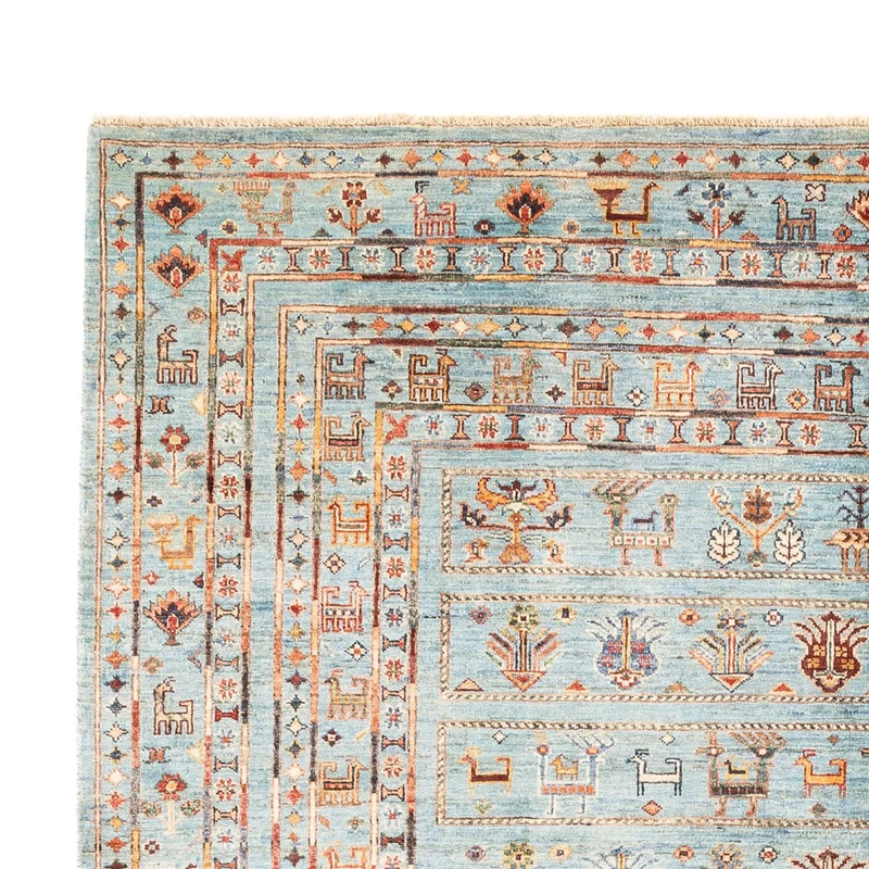 Ariana Teppich 202x300cm - Orientteppich - hellblau