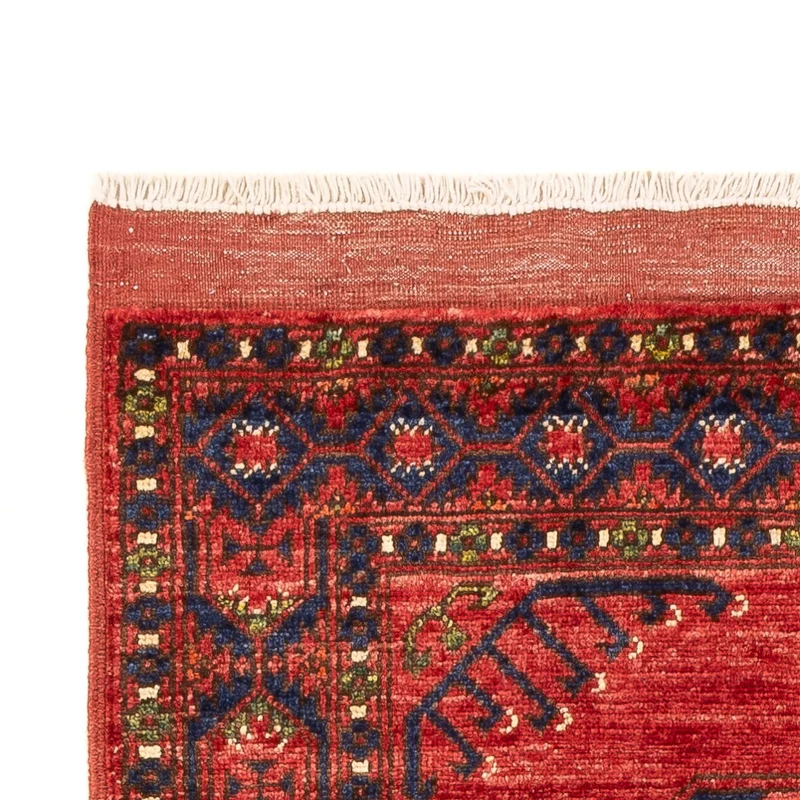 Afghan Teppich 81x201cm - Orientteppich - rot