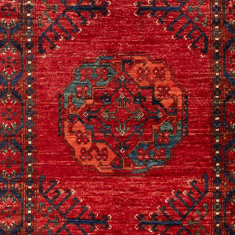 Läufer Afghan - 80 x 207 cm - rot