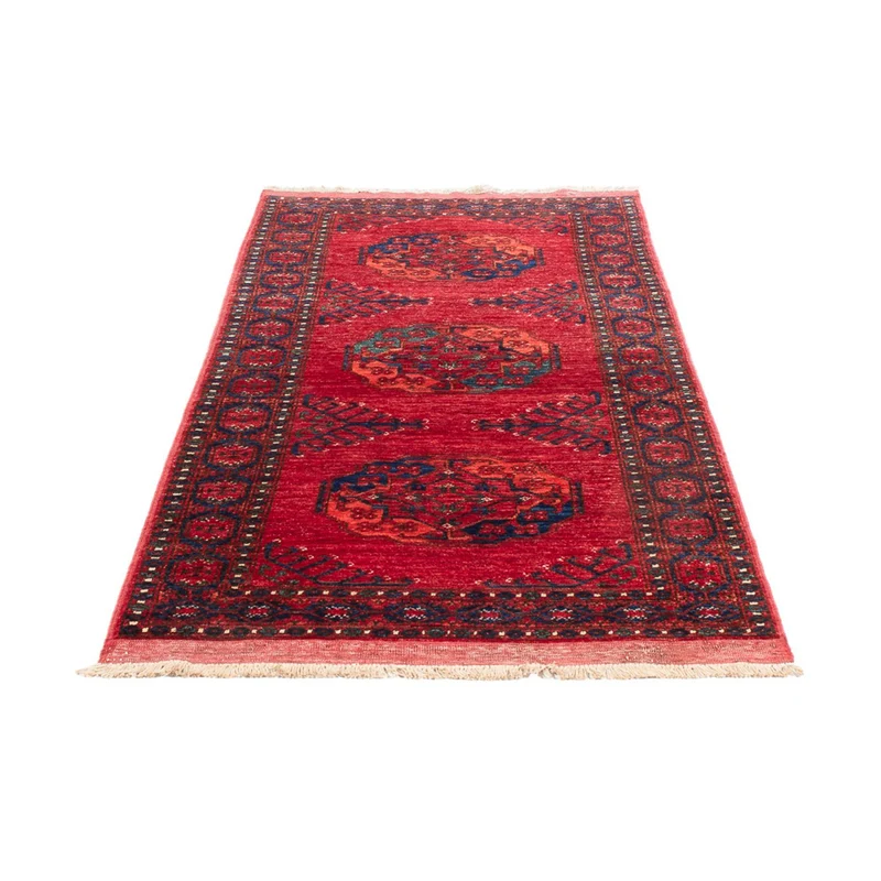 Läufer Afghan - 80 x 207 cm - rot