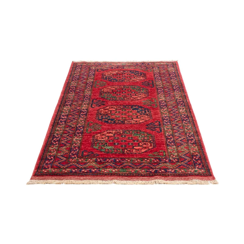 Afghan Teppich 86x201cm - Orientteppich - rot
