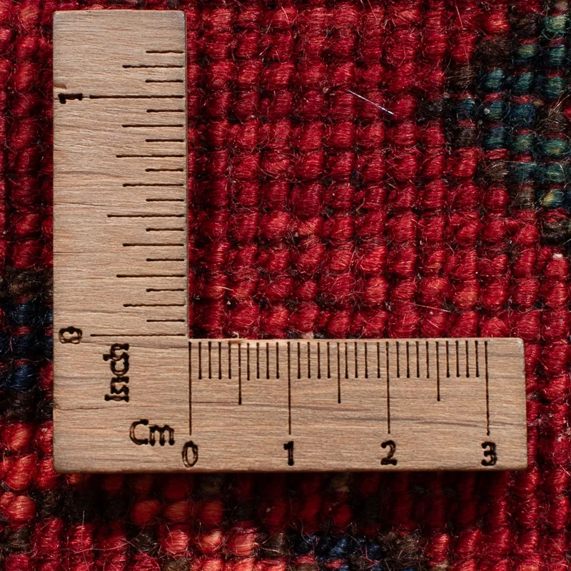 Afghan Teppich 86x201cm - Orientteppich - rot