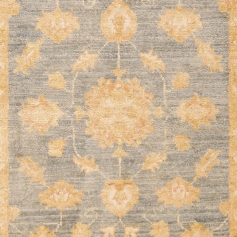 Ziegler Teppich 80x202cm - Orientteppich - grau
