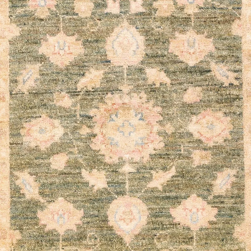 Läufer Ziegler - 77 x 197 cm - olivgrün