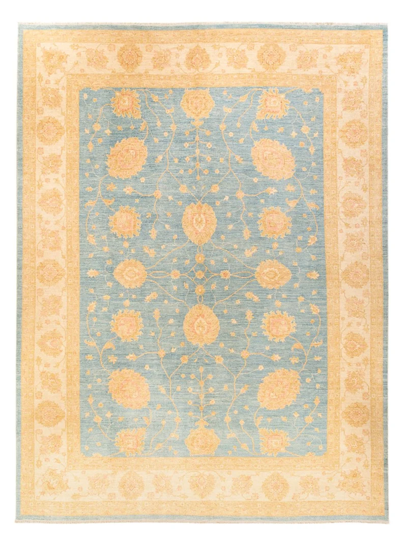 Ziegler Teppich 295x391cm - Orientteppich - blau