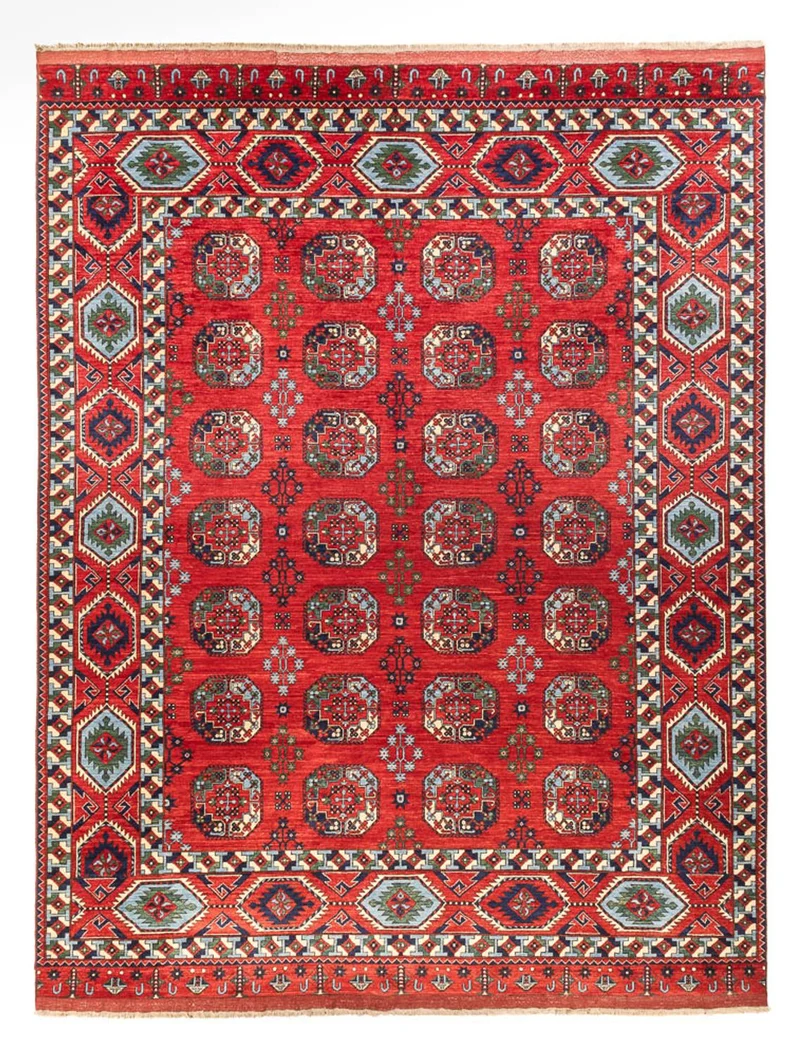 Afghan Teppich 309x398cm - Orientteppich - rot