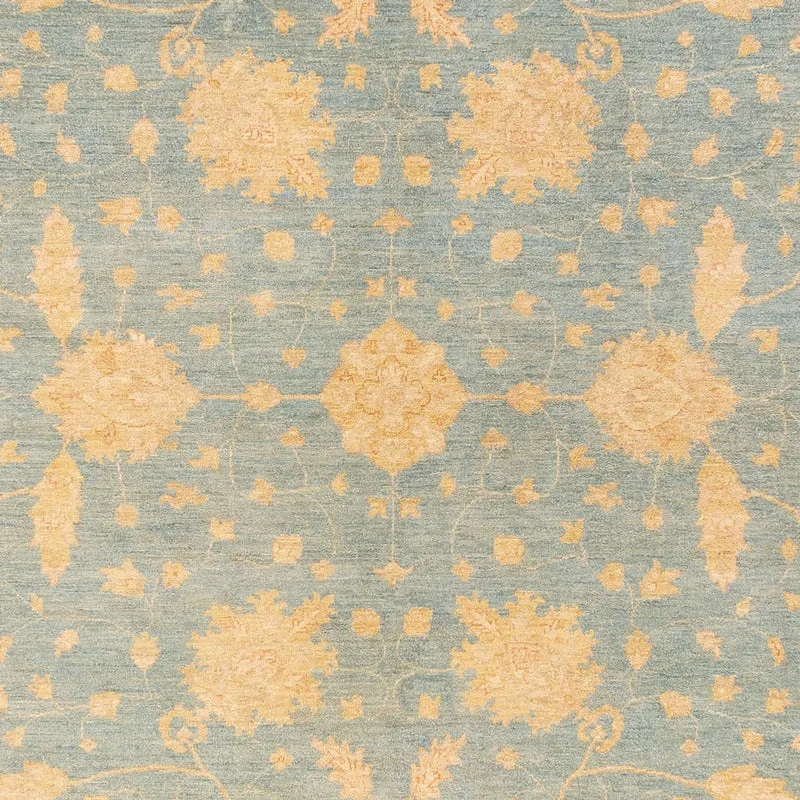 Ziegler Teppich 303x393cm - Orientteppich - hellblau