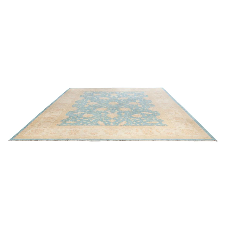Ziegler Teppich 303x393cm - Orientteppich - hellblau