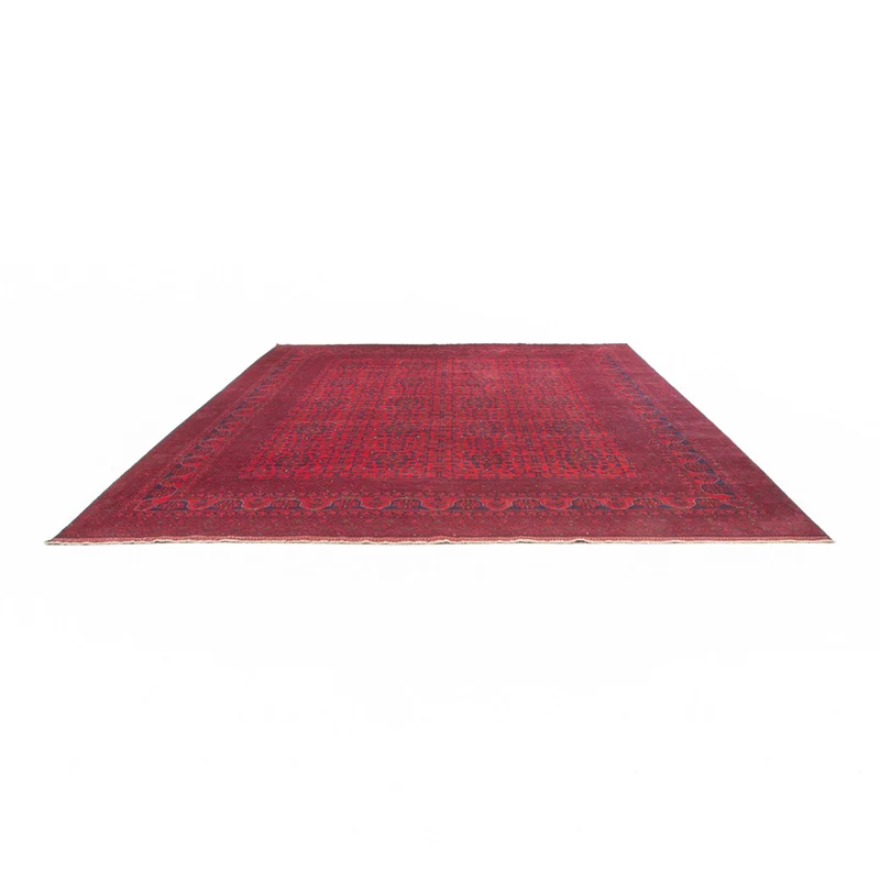 Afghan Teppich - Kunduz - 313 x 397 cm - rot