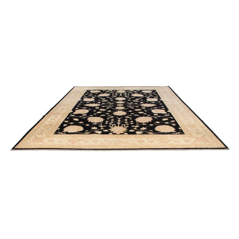 Ziegler Teppich 272x378cm - Orientteppich - schwarz